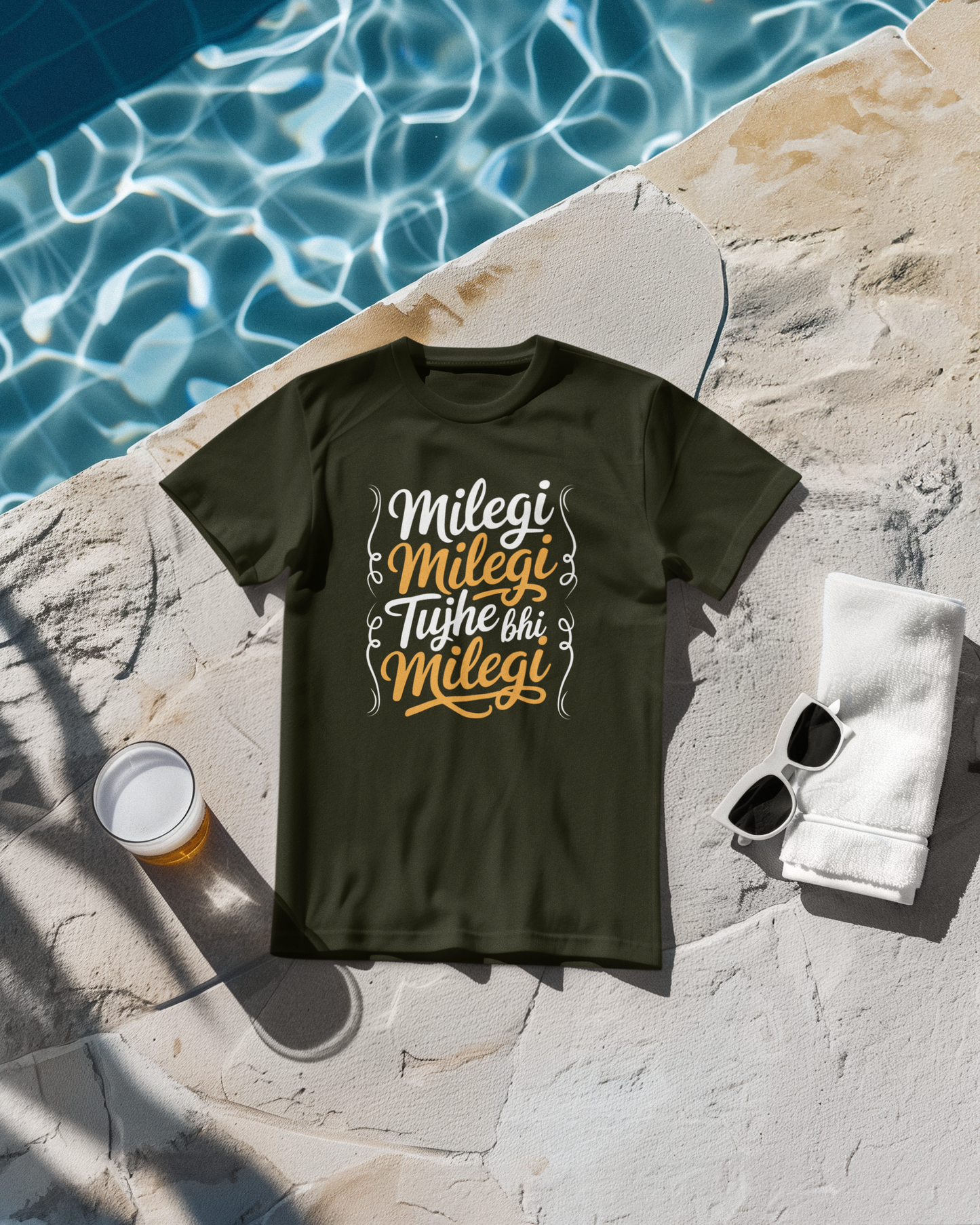 Typography Classic T-Shirt MILEGI M-1
