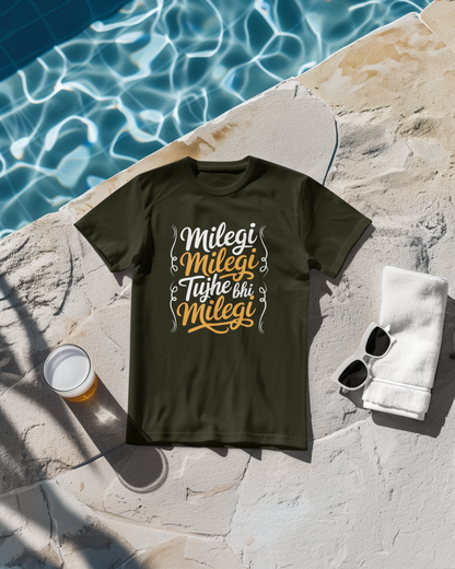 Typography Classic T-Shirt MILEGI M-1