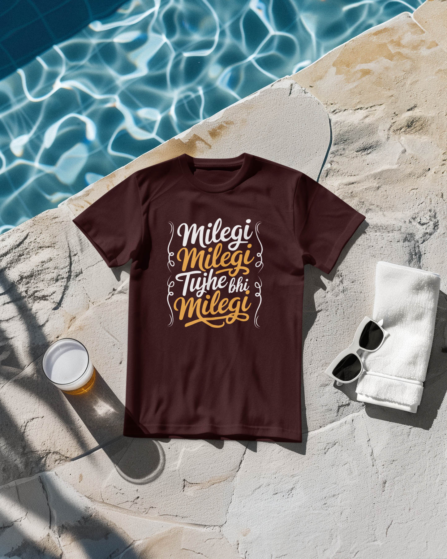 Typography Classic T-Shirt MILEGI M-1