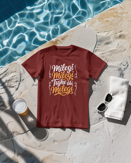Typography Classic T-Shirt MILEGI M-1