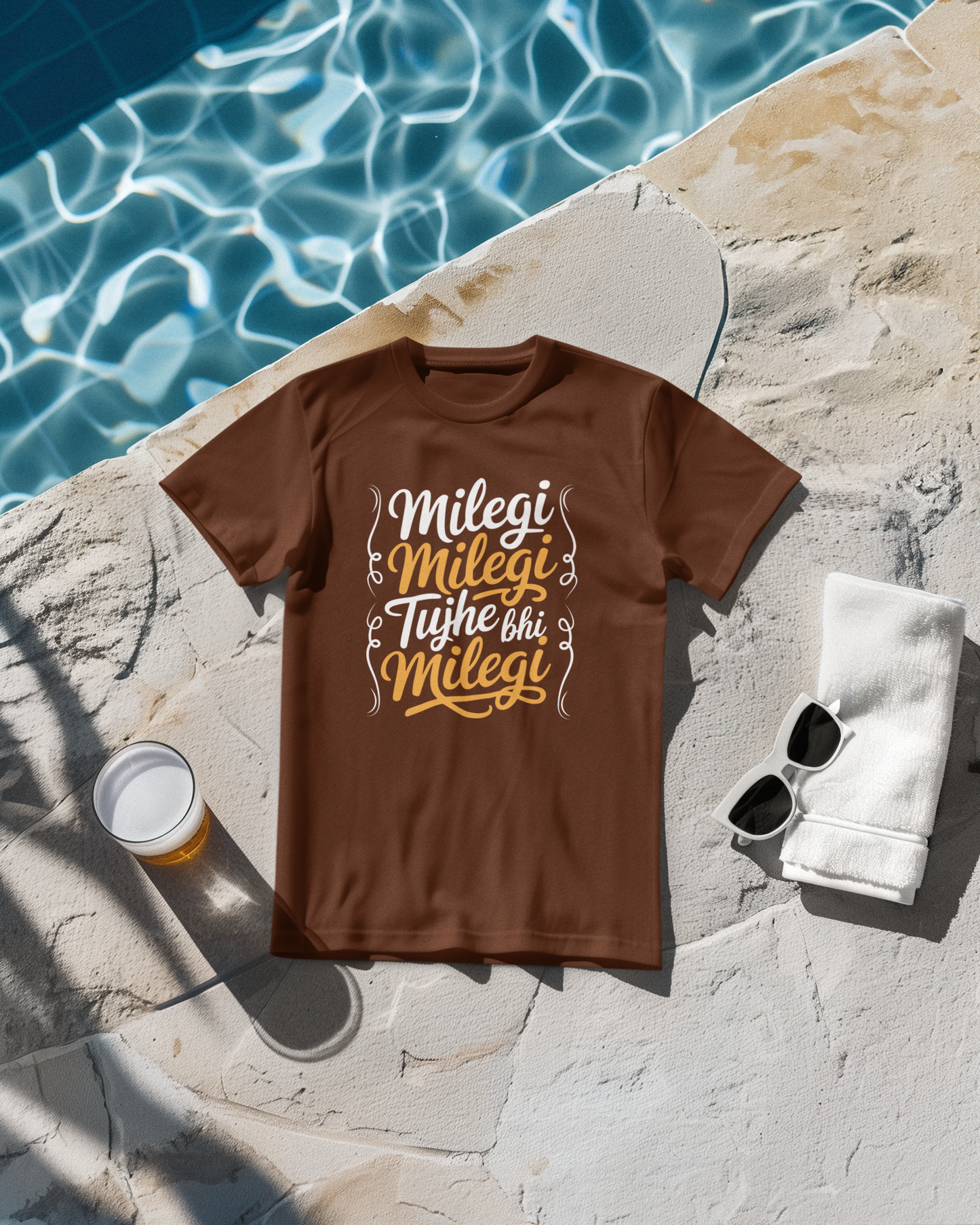 Typography Classic T-Shirt MILEGI M-1